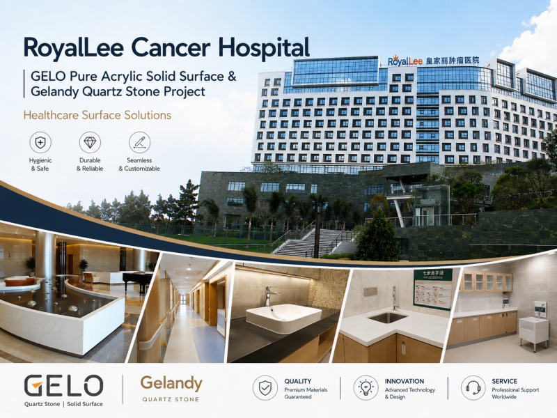 Hôpital RoyalLee Cancer | Projet de surfaces solides et de pierre de quartz