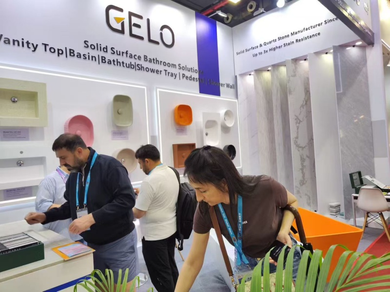 GELO présente ses solutions de surfaces solides à la 139e Foire de Canton