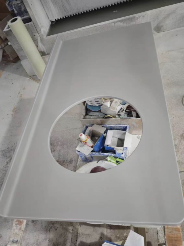 solid surface radius cove vanity tops